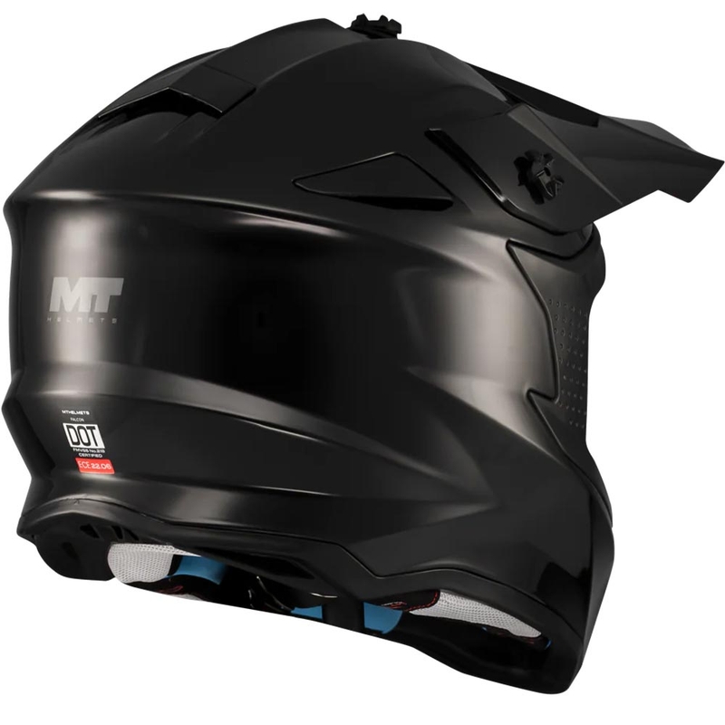 Motocross-Helm MT Falcon S Pure A1 matt schwarz