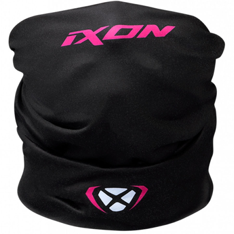 Multifunktionaler Motorradschal IXON Void schwarz-weiß-rosa