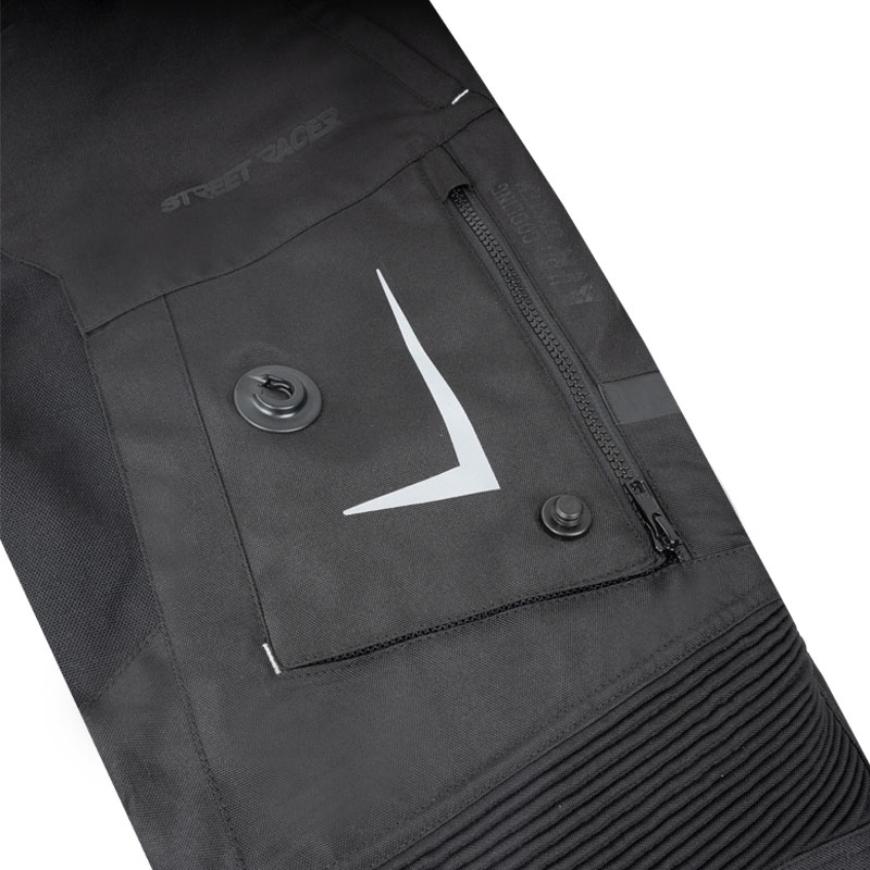 Street Racer All Season Motorradhose schwarz - 2. Wahl - II. Qualität