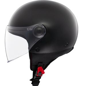 Offener Motorradhelm MT Street S, glänzend schwarz - II. Qualität