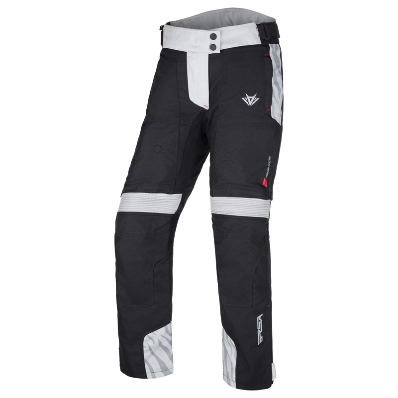 Damen-Motorradhose RSA Dakar 2 schwarz-grau - 2. Wahl - II. Qualität