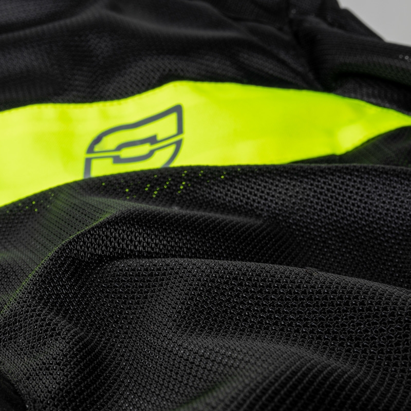 Ozone Dart Motorradjacke schwarz-fluoreszierend gelb - 2. Wahl - II. Qualität