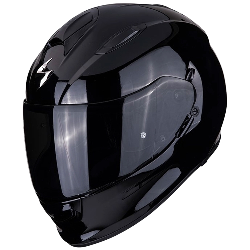 Scorpion Exo-491 Integralhelm, glänzend schwarz - II. Qualität