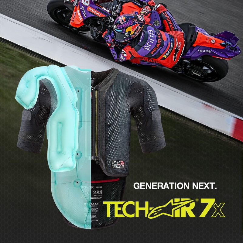Alpinestars TECH-AIR®7X Airbag-Weste schwarz-rot - II. Klasse - II. Qualität