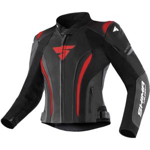 Damen Motorradjacke Shima Miura 2.0 schwarz-rot