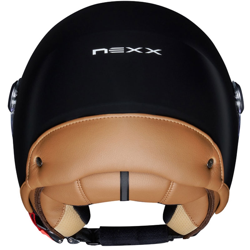 NEXX Y.10 Sunny offener Motorradhelm, Schwarz - Klasse II - II. Qualität