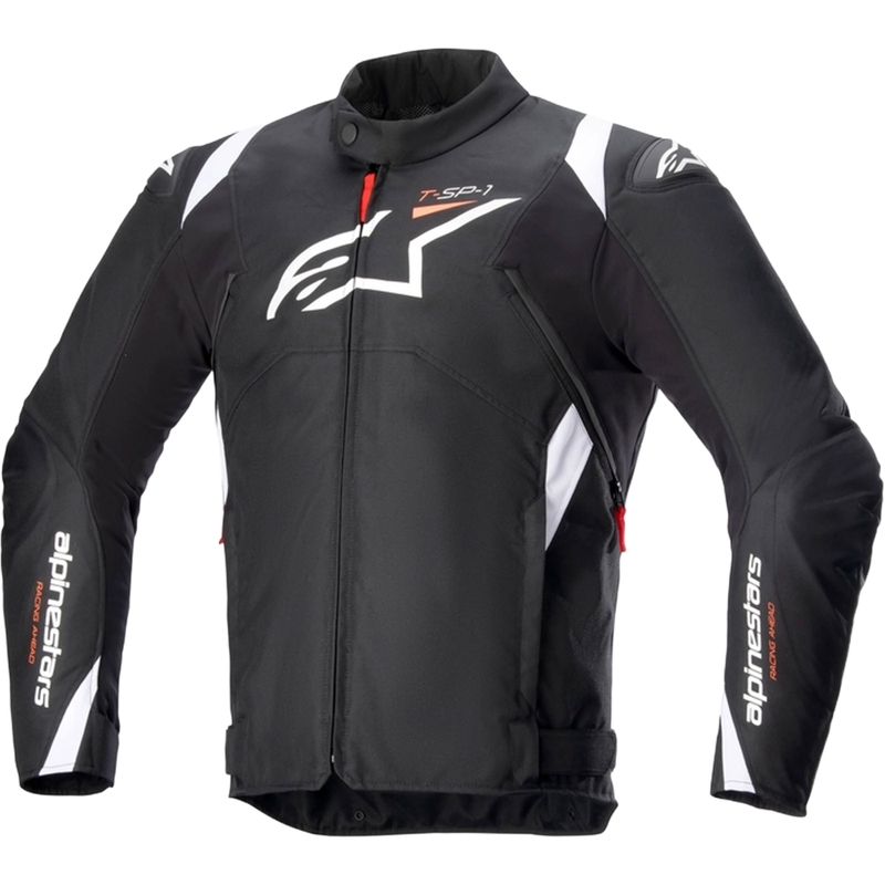 Alpinestars T-SP 1 2 Wasserdichte Motorradjacke schwarz-weiß