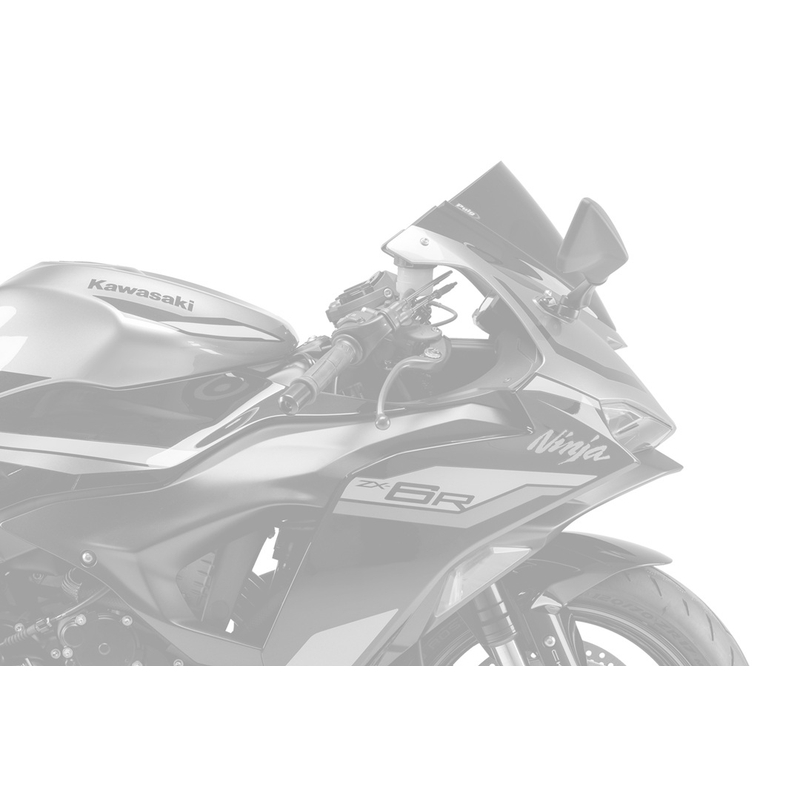 Windschutzscheibe PUIG Z-RACING blau für KAWASAKI ZX-6R 636 Ninja (2013<) 2024-2025