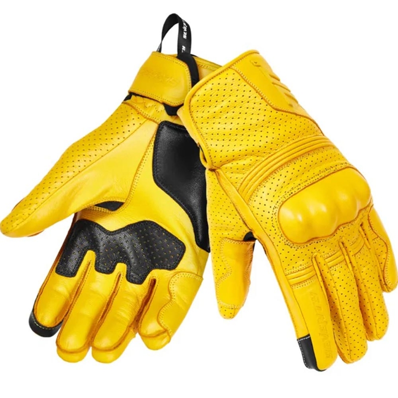 Seventy Degrees SD-C20 Rebel Motorradhandschuhe Gelb