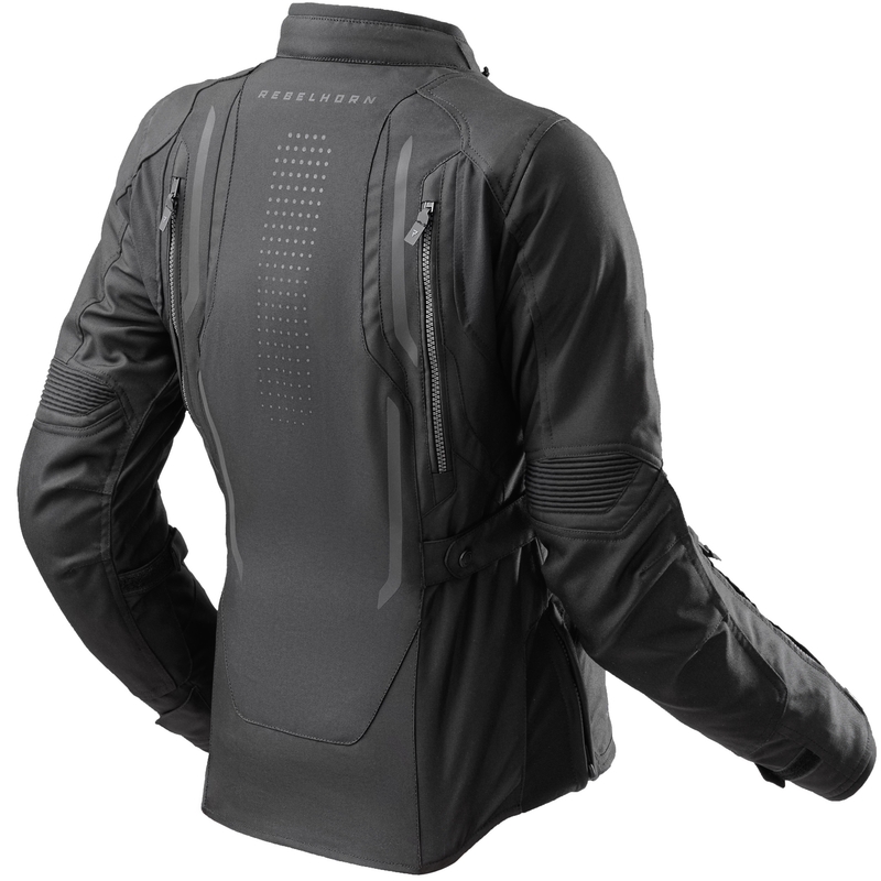 Damen Motorradjacke Rebelhorn Hiker IV schwarz