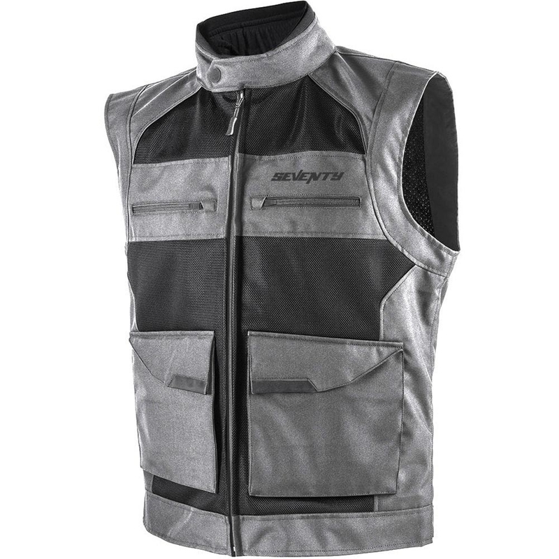 Motorradweste Seventy Degrees SD-S3 Scirocco schwarz-grau