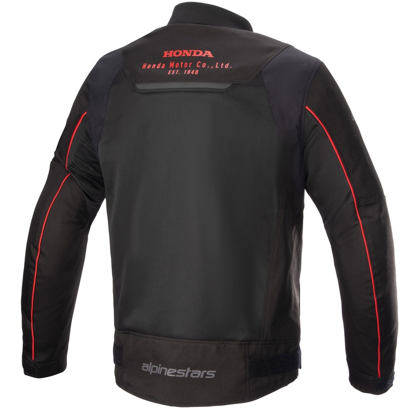 Alpinestars Luc Air 2 Honda Motorradjacke schwarz-rot