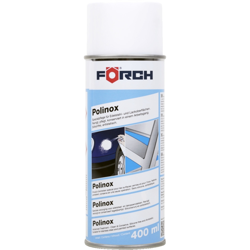 Reinigungs- und Pflegeprodukt für Stahl, Aluminium und Lack Forch Polinox P361 400 ml