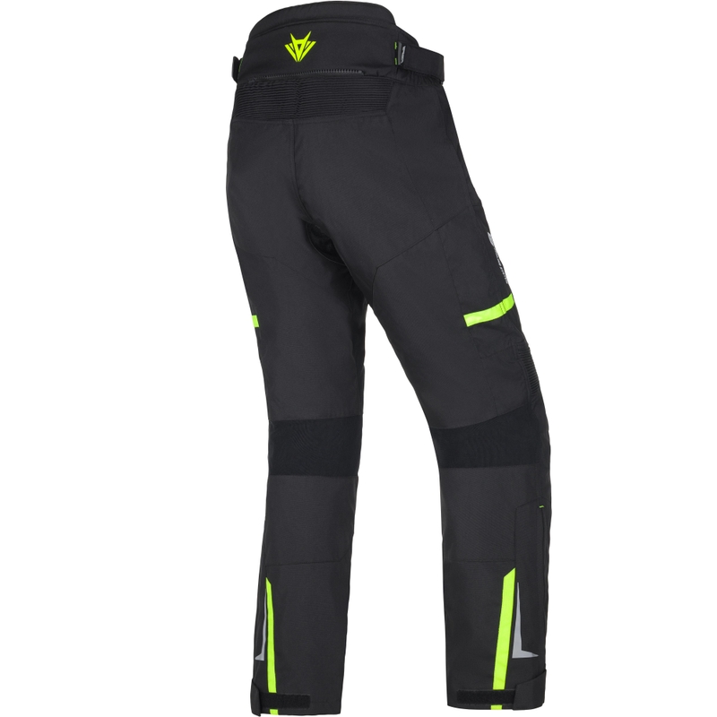 RSA EXO 2 Motorradhose schwarz-fluoreszierend gelb