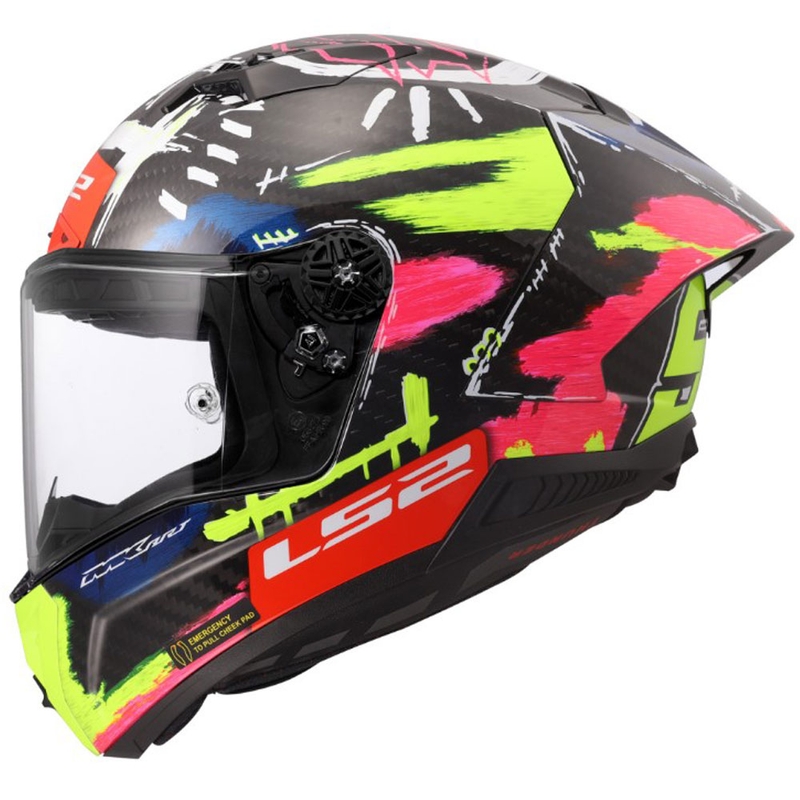 Integralhelm LS2 FF805 Thunder GP Aero Replica Aldeguer 25 glänzend schwarz-rot-grün