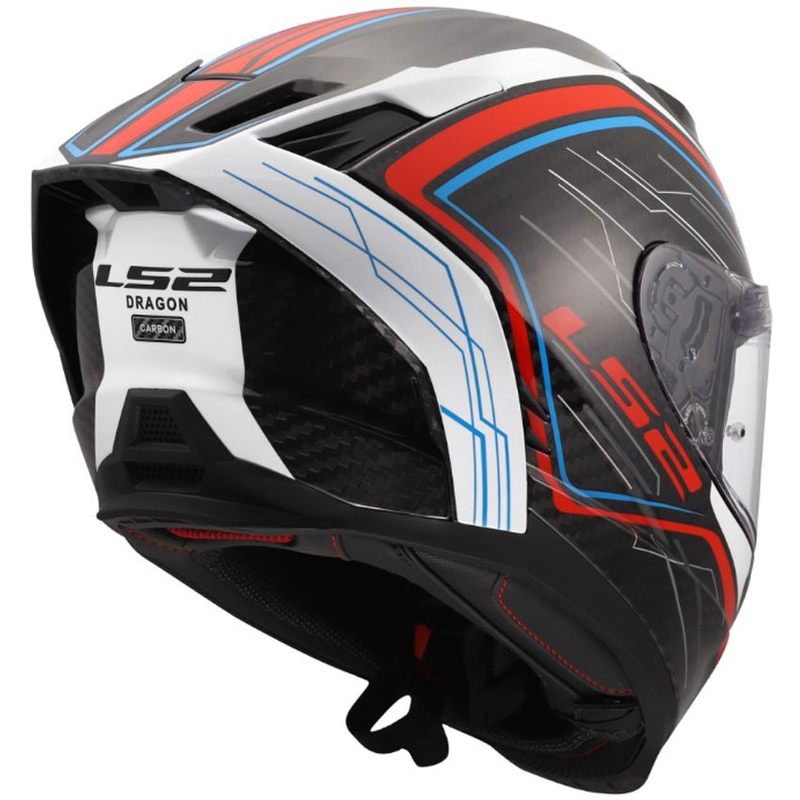 Integralhelm LS2 FF807 Dragon Subic weiß-blau-rot