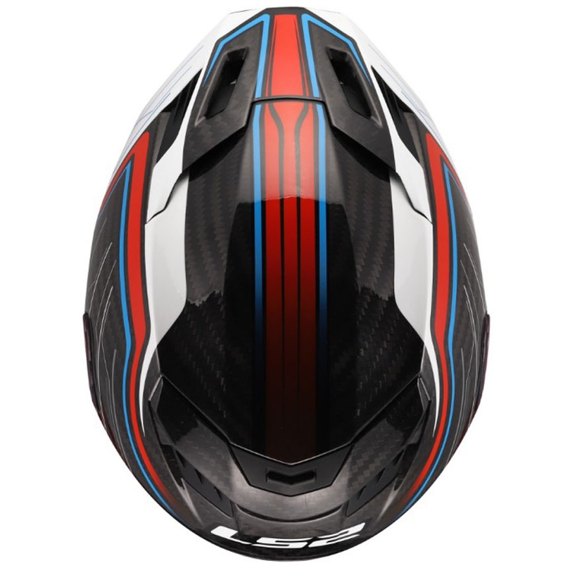 Integralhelm LS2 FF807 Dragon Subic weiß-blau-rot