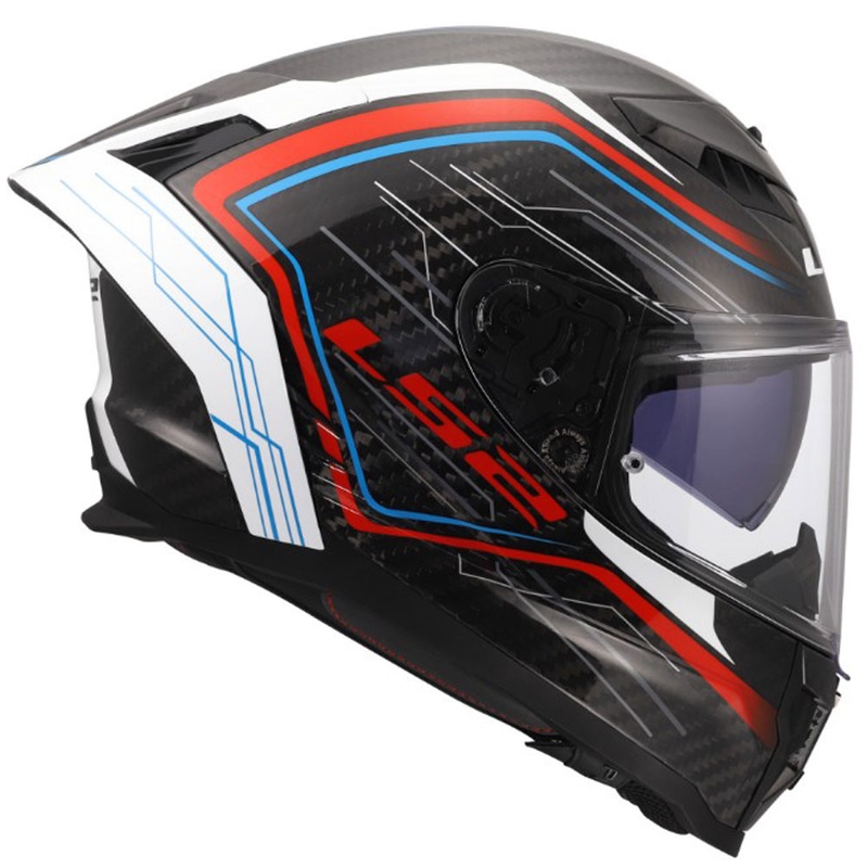 Integralhelm LS2 FF807 Dragon Subic weiß-blau-rot