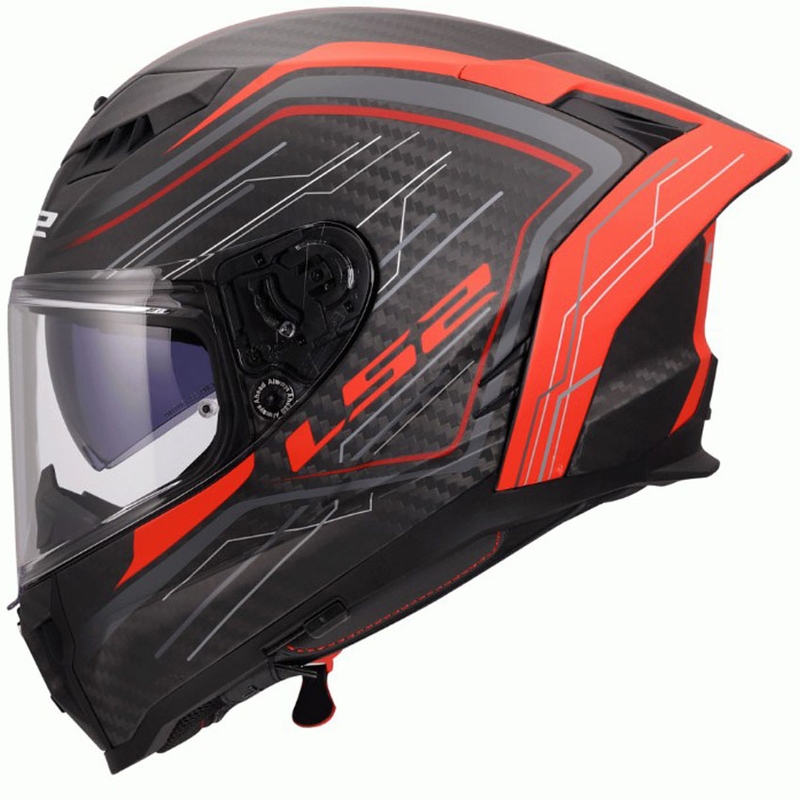 Integralhelm LS2 FF807 Dragon Subic rot