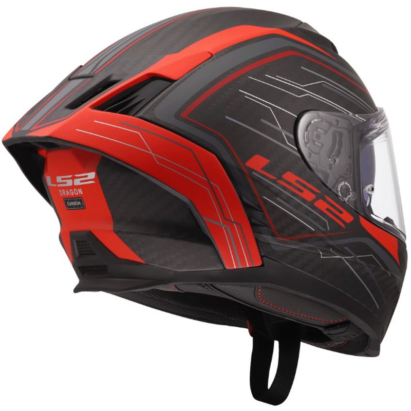 Integralhelm LS2 FF807 Dragon Subic rot