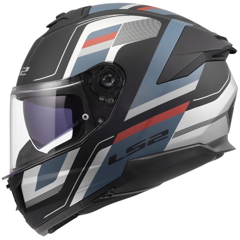 Integralhelm LS2 FF808 Stream II Vintage schwarz-petrol