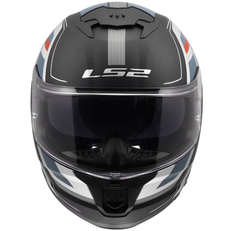 Integralhelm LS2 FF808 Stream II Vintage schwarz-petrol