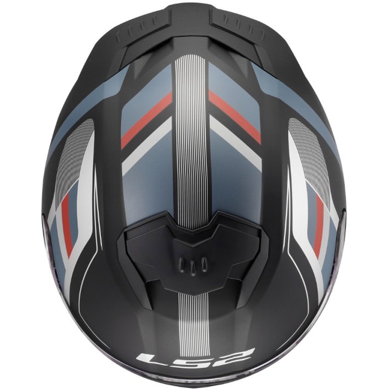 Integralhelm LS2 FF808 Stream II Vintage schwarz-petrol