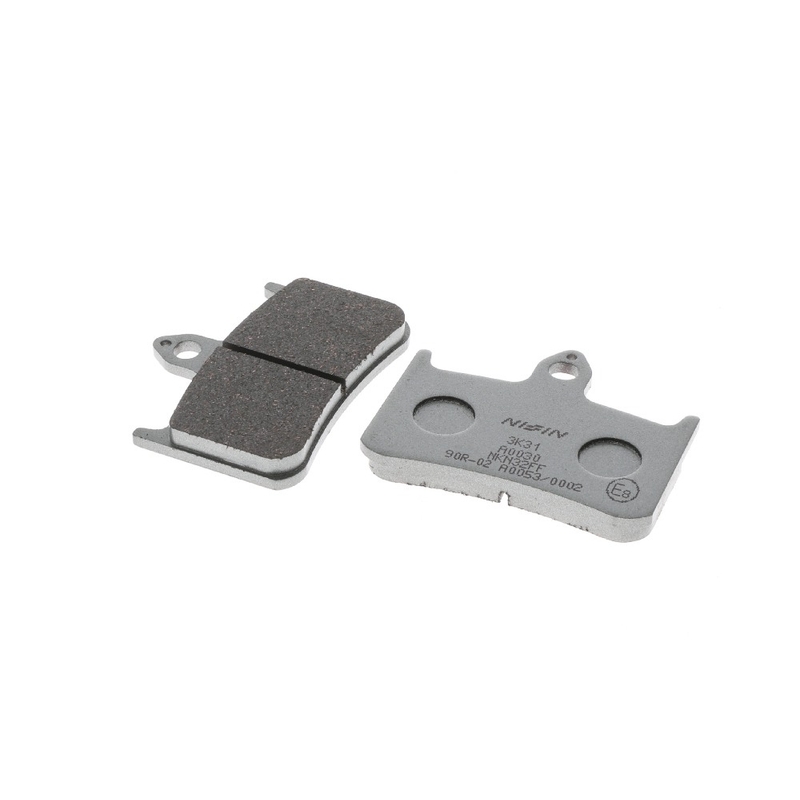 NISSIN Bremsbeläge, halbmetallische Mischung, 68 x 54 x 8,2 mm, 2 Stück