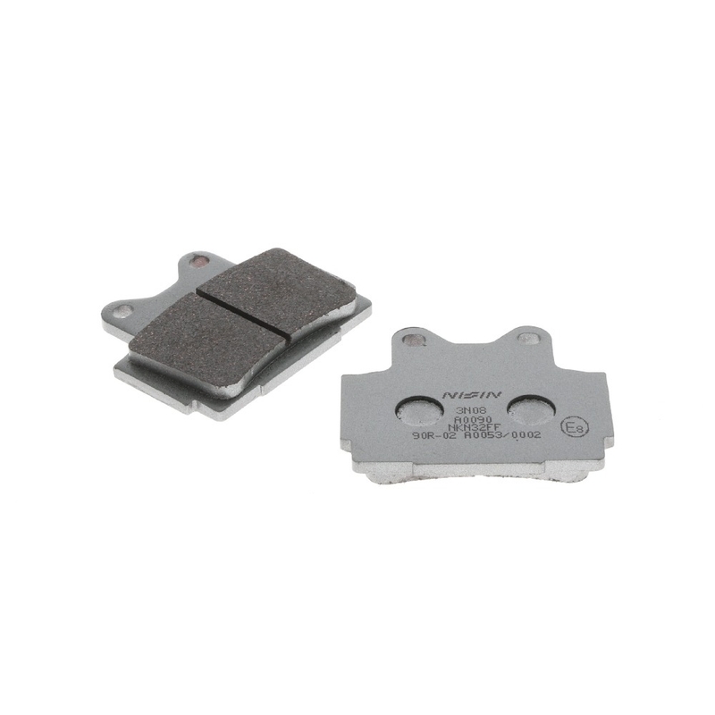 NISSIN Bremsbeläge, halbmetallische Mischung, 68 x 57 x 8,5 mm, 2 Stück