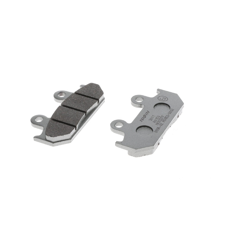 NISSIN Bremsbeläge, halbmetallische Mischung, 81x42x9 mm, 2 Stück