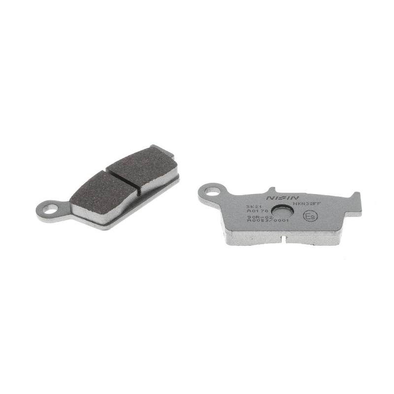 NISSIN Bremsbeläge, halbmetallische Mischung, 75 x 36 x 9,5 mm, 2 Stück