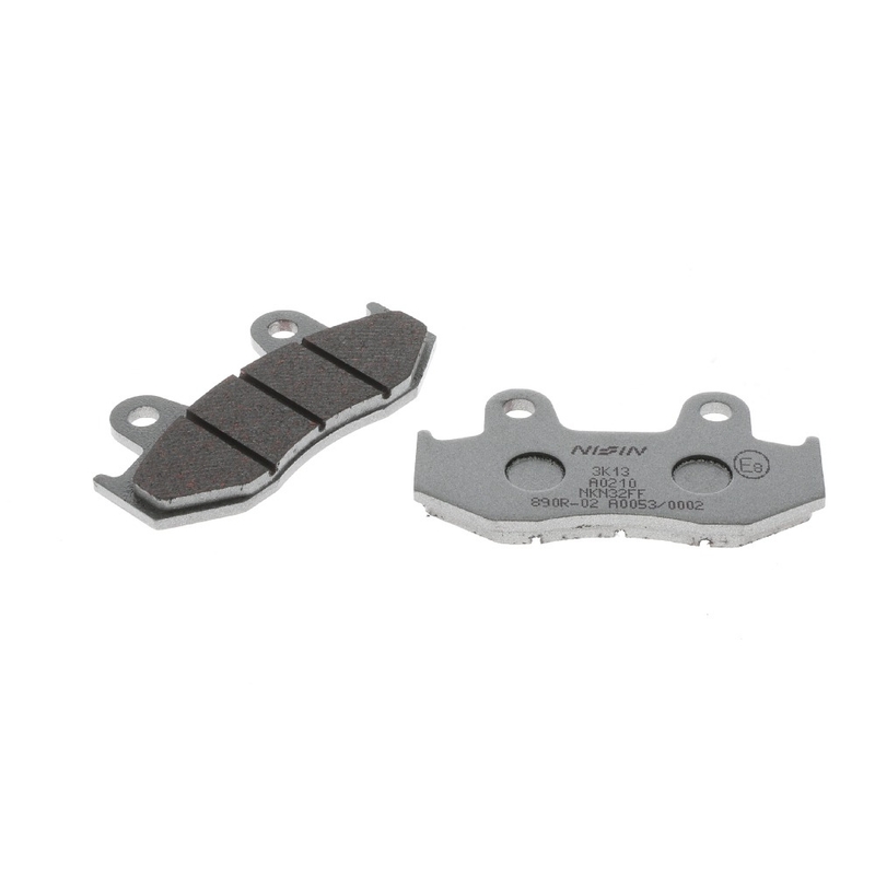 NISSIN Bremsbeläge, halbmetallische Mischung, 81 x 42 x 6,9 mm, 2 Stück