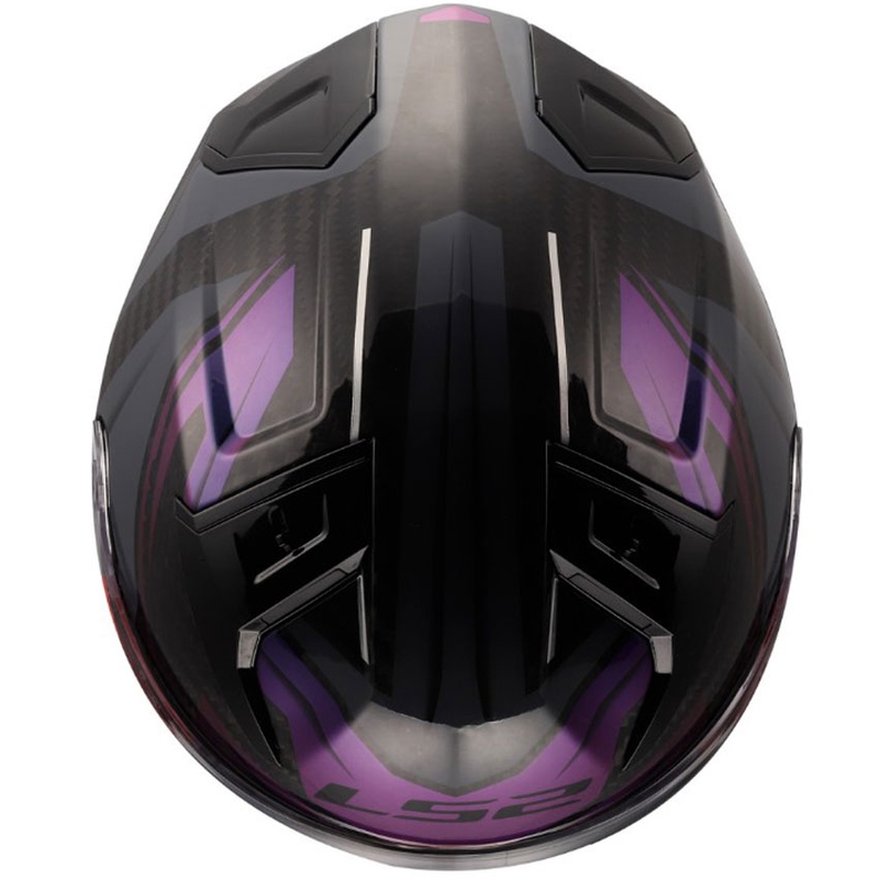 Integralhelm LS2 FF811 Vector II C Savage Chameleon schwarz-lila