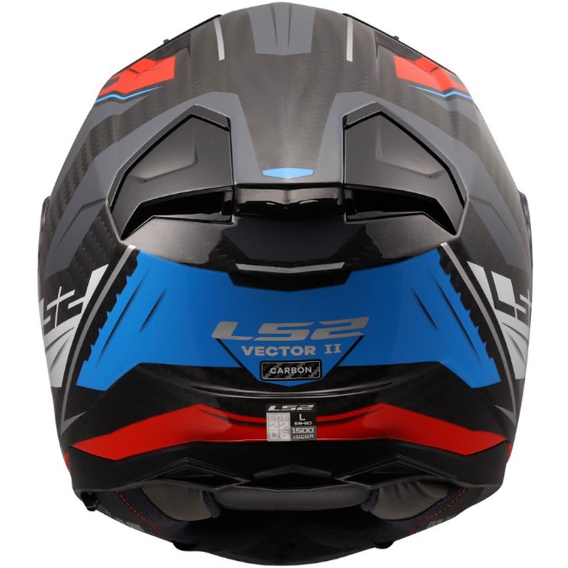 Integralhelm LS2 FF811 Vector II C Savage weiß-blau-rot
