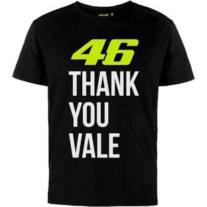 Kinder-T-Shirt VR46 Valentino Rossi "Danke Vale" schwarz