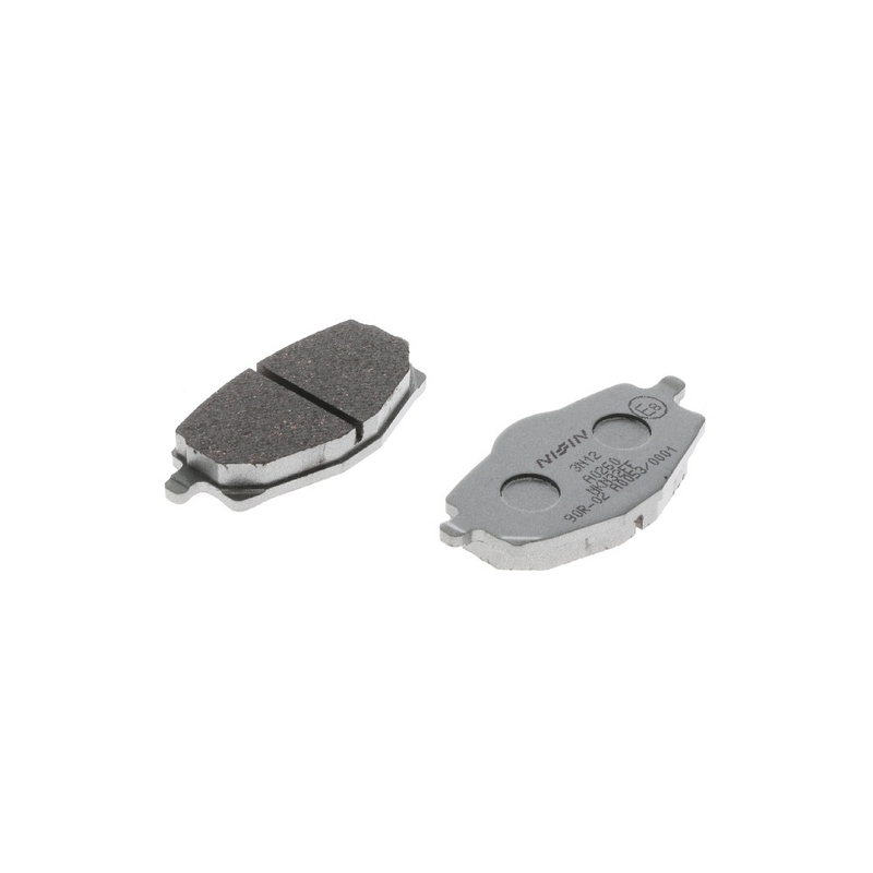 NISSIN Bremsbeläge, halbmetallische Mischung, 71,4 x 36 x 9,2 mm, 2 Stück