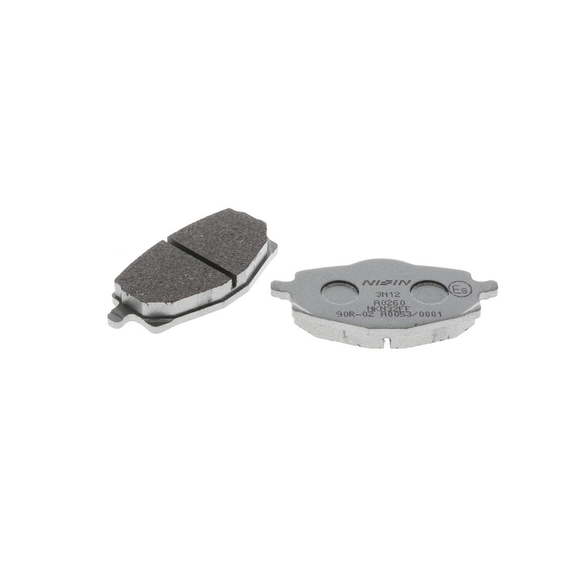 NISSIN Bremsbeläge, halbmetallische Mischung, 71,4 x 36 x 9,2 mm, 2 Stück