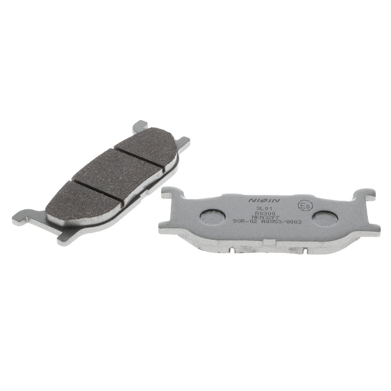 NISSIN Bremsbeläge, halbmetallische Mischung, 102,1 x 41 x 9 mm, 2 Stück