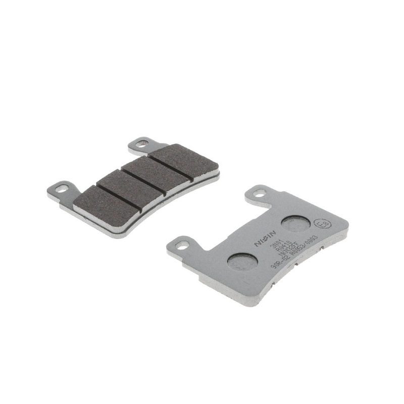 NISSIN Bremsbeläge, halbmetallische Mischung, 74,7 x 55,2 x 7,2 mm, 2 Stück