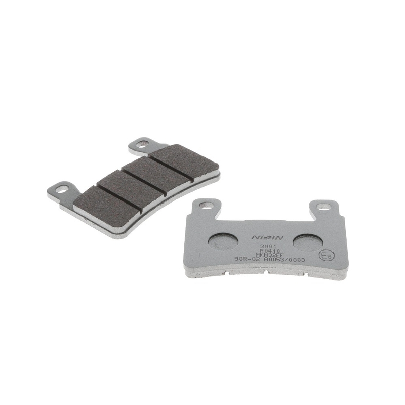 NISSIN Bremsbeläge, halbmetallische Mischung, 74,7 x 55,2 x 7,2 mm, 2 Stück