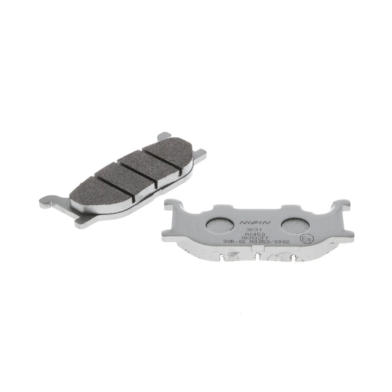 NISSIN Bremsbeläge, halbmetallische Mischung, 94,1 x 41 x 10 mm, 2 Stück