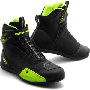 Rebelhorn Swift Motorradstiefel schwarz-fluoreszierend gelb