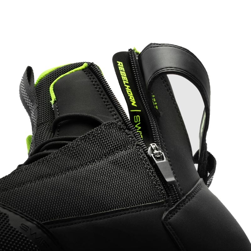 Rebelhorn Swift Motorradstiefel schwarz-fluoreszierend gelb