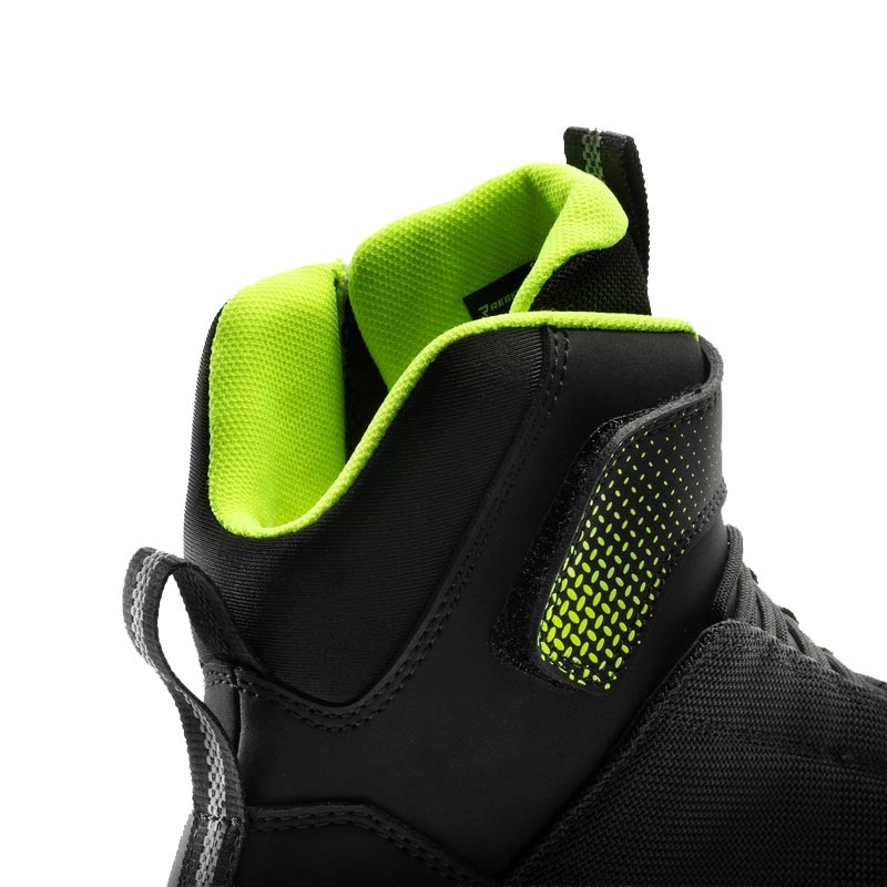 Rebelhorn Swift Motorradstiefel schwarz-fluoreszierend gelb