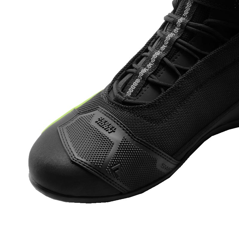 Rebelhorn Swift Motorradstiefel schwarz-fluoreszierend gelb