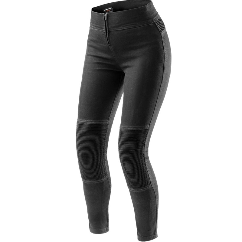 Rebelhorn Chica Motorradleggings für Damen, schwarz