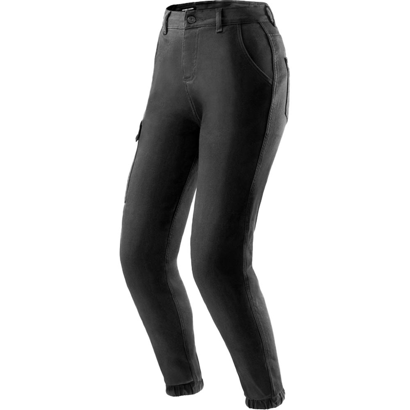 Rebelhorn Faster Damen-Motorradjeans, schwarz