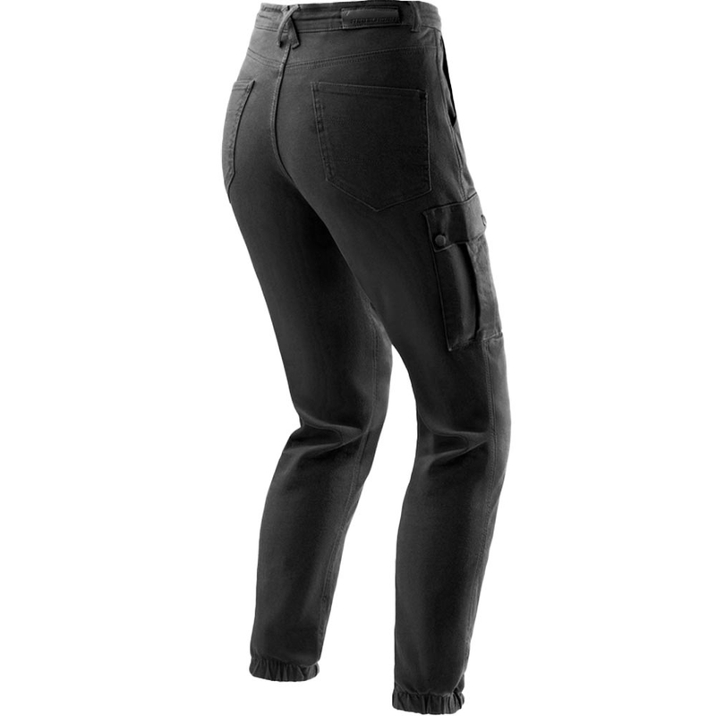 Rebelhorn Faster Damen-Motorradjeans, schwarz