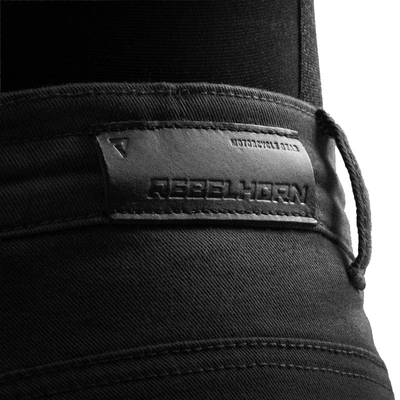 Rebelhorn Faster Damen-Motorradjeans, schwarz