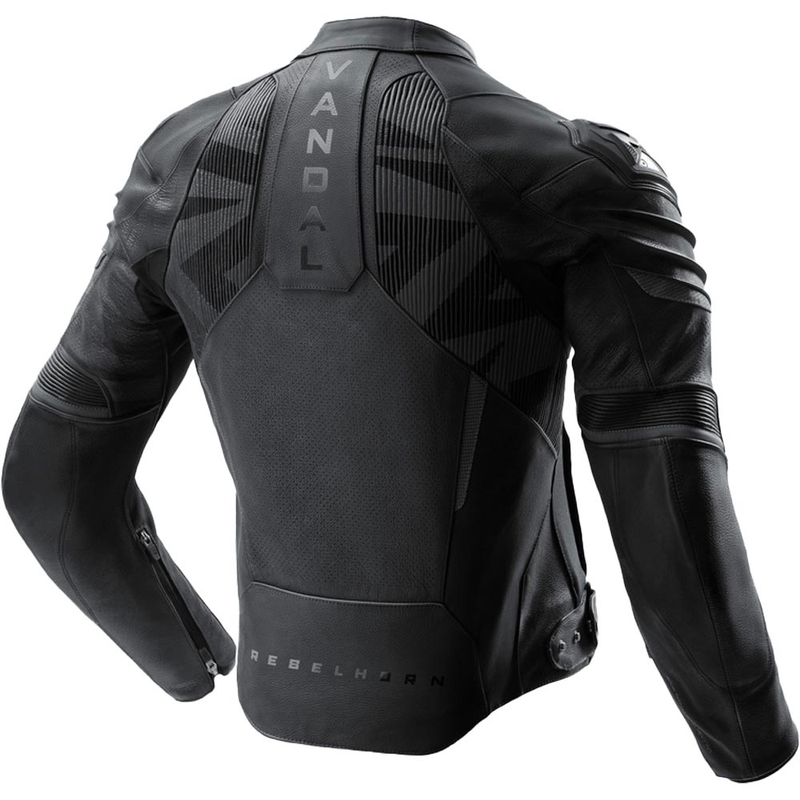 Rebelhorn Vandal 2 Leder-Motorradjacke schwarz